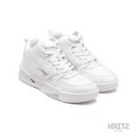 asian all white mid top sneakers for men streetwear shoes