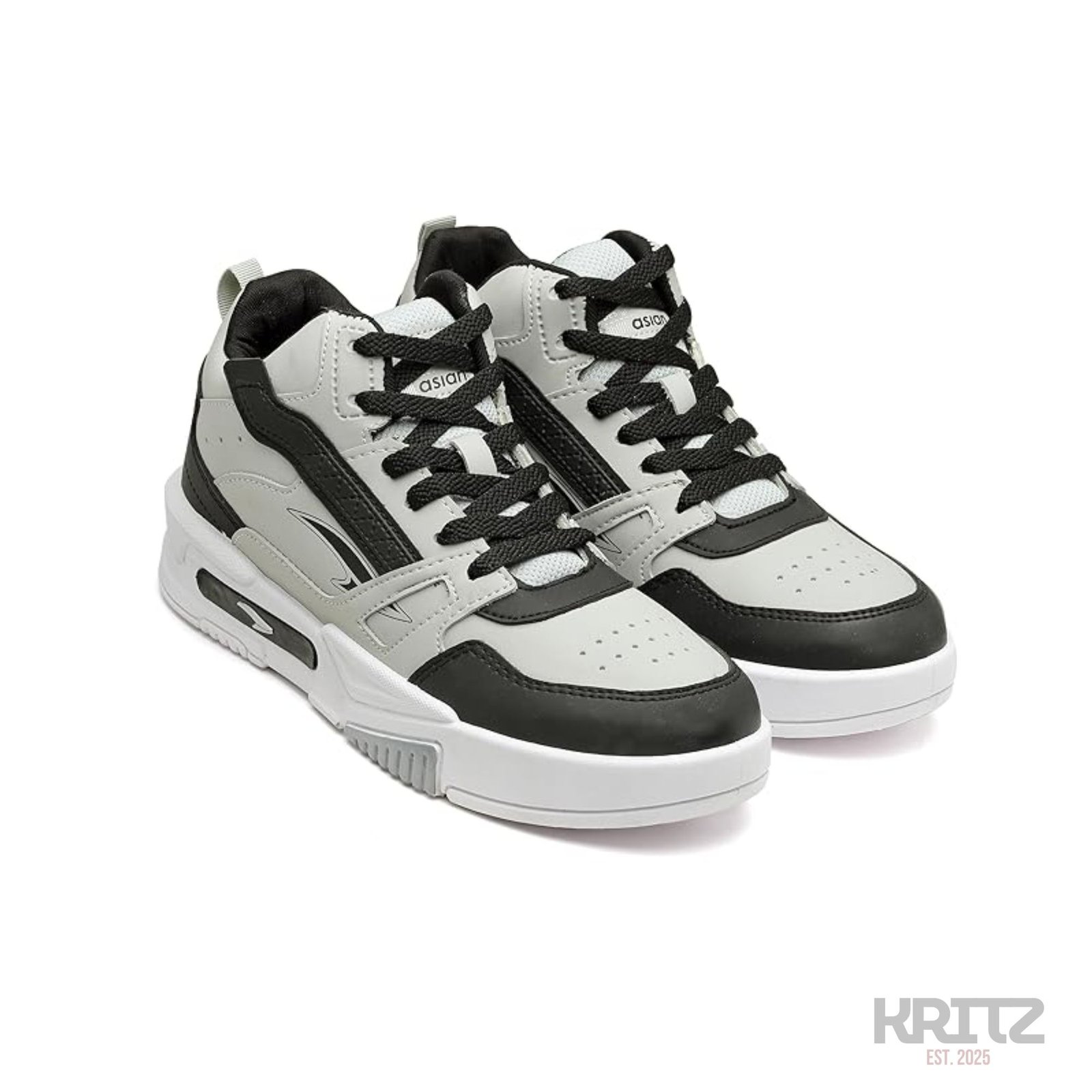 15 ASIAN Mexico-11 men's mid-top sneakers grey black streetwear shoes