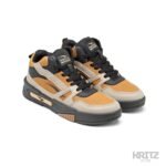 ASIAN Mexico-11 Men’s Mid-Top Sneakers Tan Black Beige Streetwear Shoes