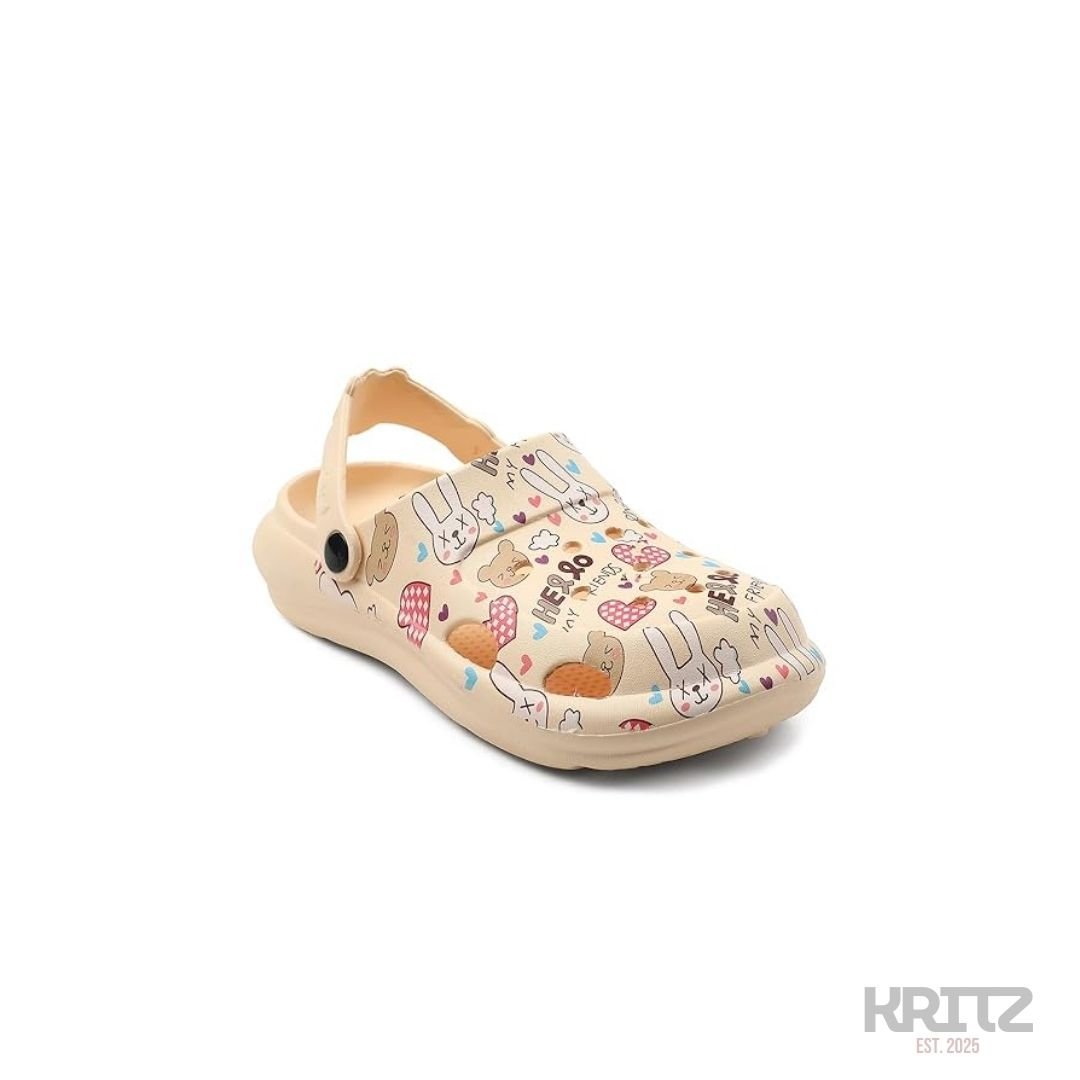 133 kids cartoon print clogs lightweight slip on sandals for kids