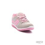 women grey pink casual sneakers lightweight sports shoes