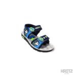 Kids Cartoon Velcro Sandals Blue Comfortable Kids Summer Sandals