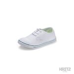 White Canvas Casual Shoes for Men Lightweight Stylish Sneakers