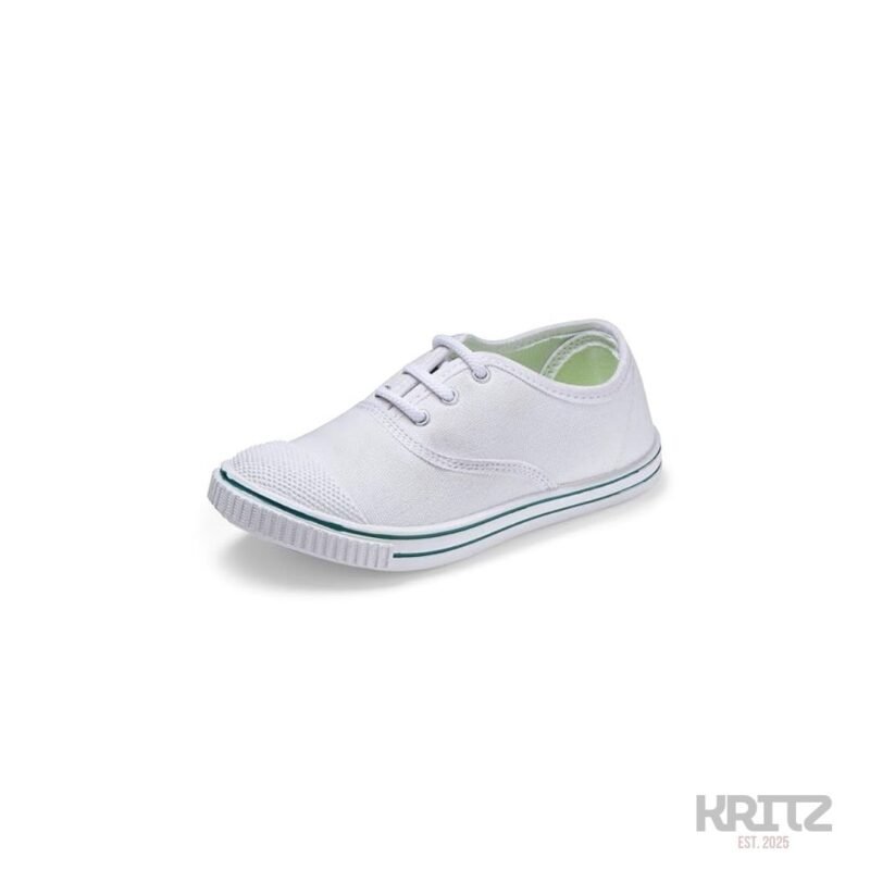 White Canvas Casual Shoes for Men Lightweight Stylish Sneakers